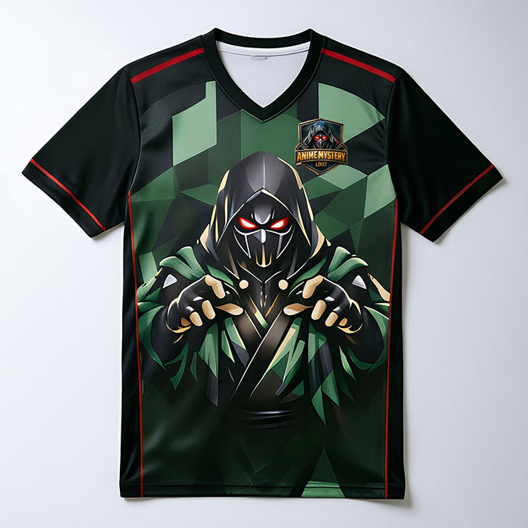 Anime Mystery Loot | Shadow Reaper Football Jersey (Green)