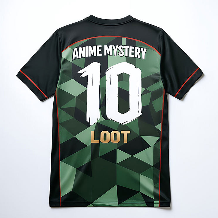 Anime Mystery Loot | Shadow Reaper Football Jersey (Green)