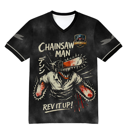 Anime Mystery Loot | Chainsaw Devil Football Jersey