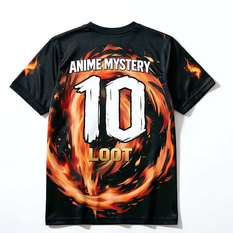 Anime Mystery Loot  | Flame Warrior Football Jersey