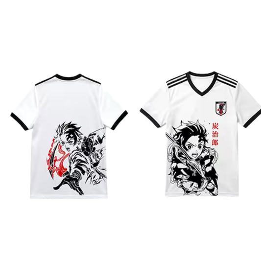 Anime Mystery Loot | Tanjiro Demon Slayer Ink Edition Football Jersey