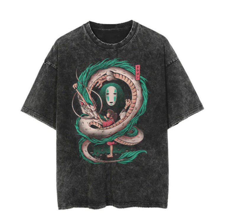 Spirited Away "Inspired" Premium Vintage Oversized T Shirt