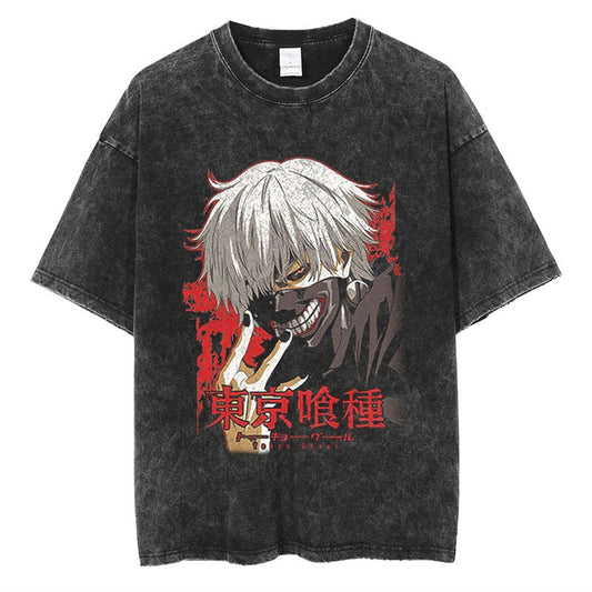 Tokyo Ghoul "Inspired" Premium Vintage Oversized T Shirt