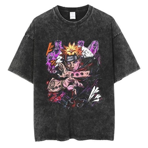 Naruto Mix "Inspired" Premium Vintage Oversized T Shirt