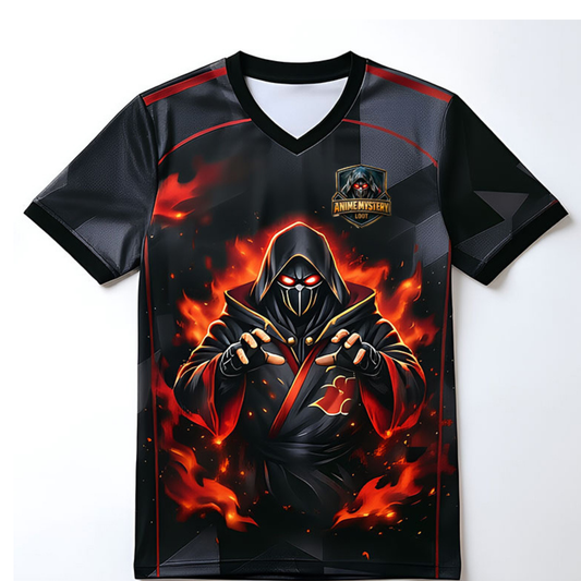 Anime Mystery Loot | Dark Flame Shadow Kage Football Jersey