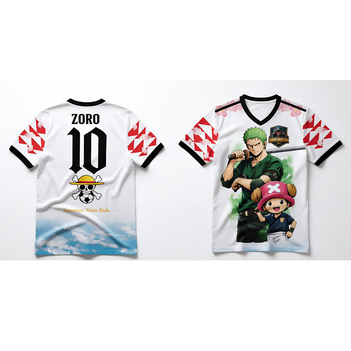 Anime Mystery Loot | Adventure Never Ends Football Jersey