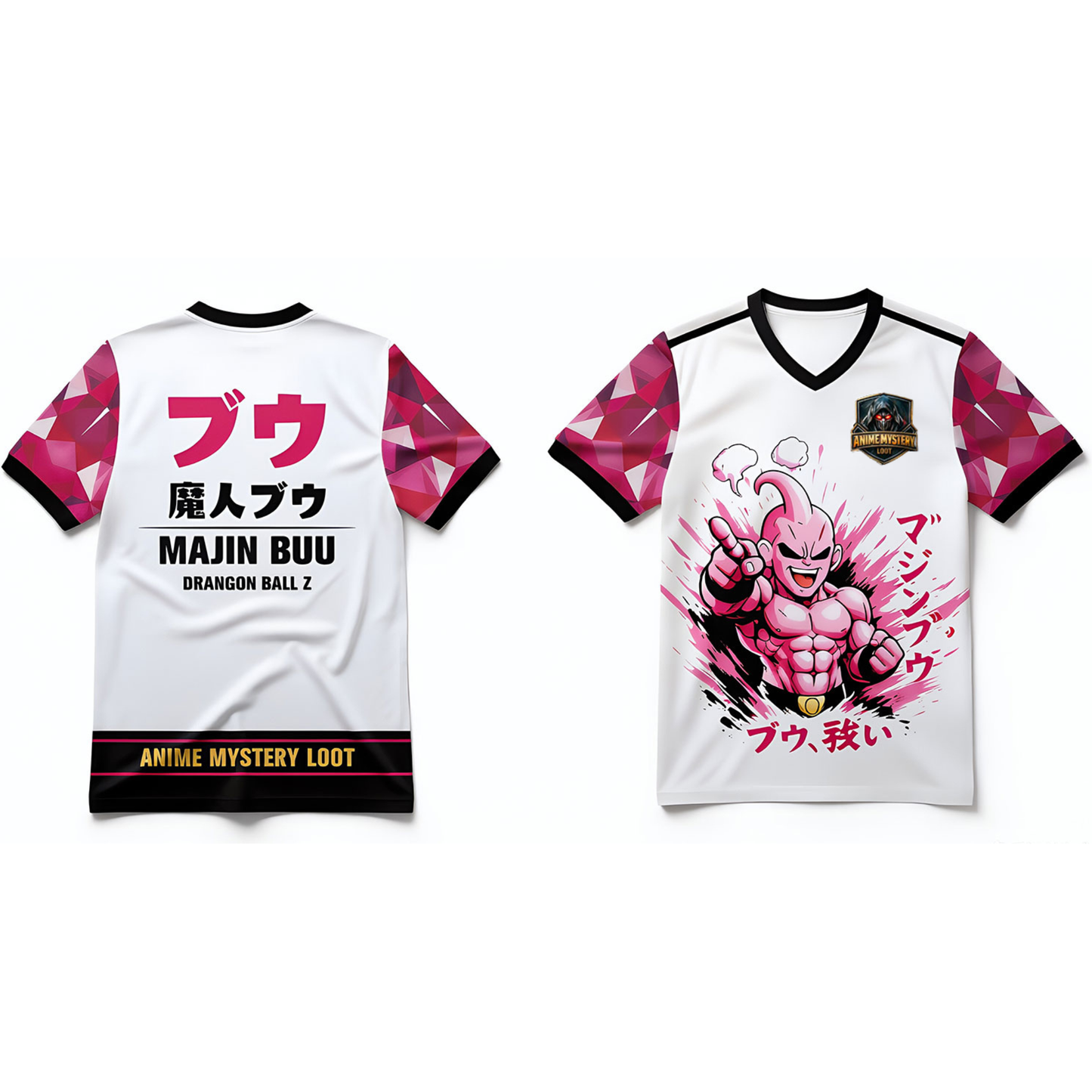 Anime Mystery Loot | Pink BUU Football Jersey