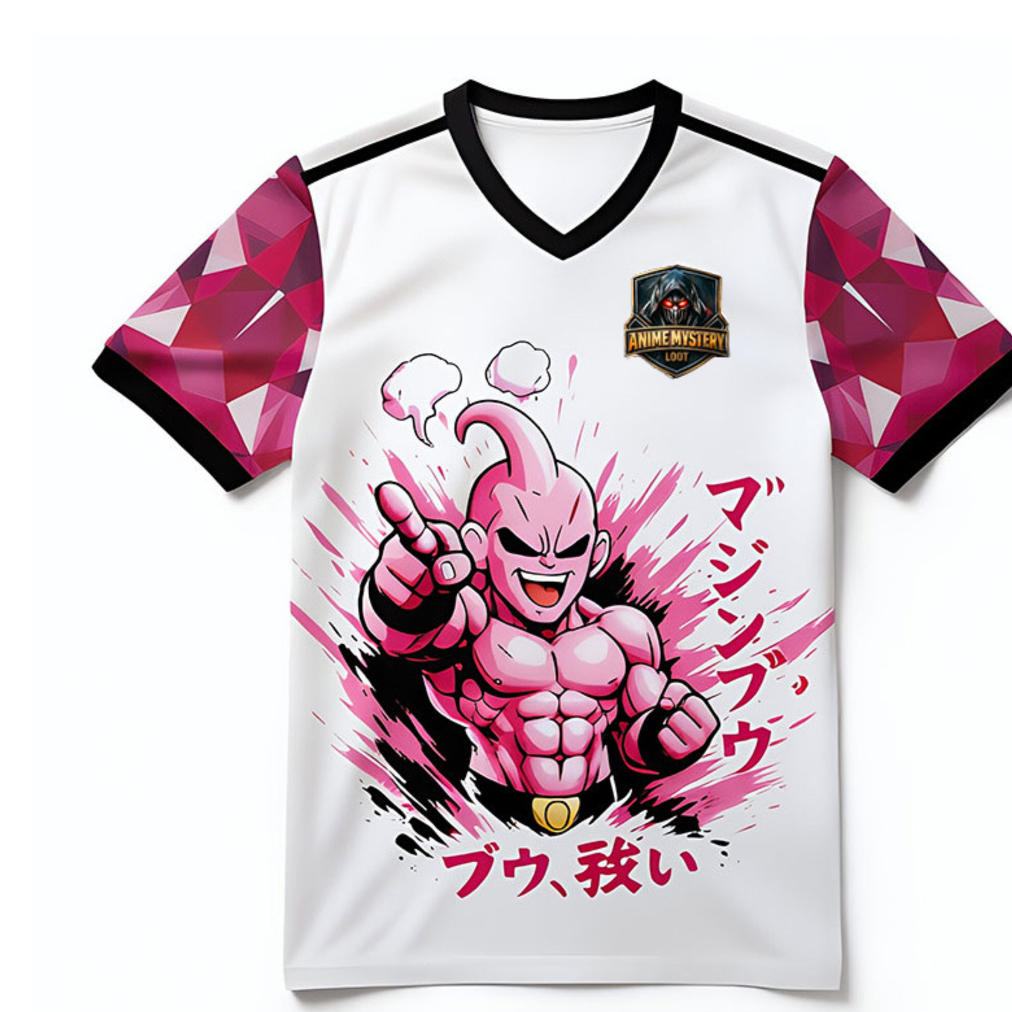 Anime Mystery Loot | Pink BUU Football Jersey
