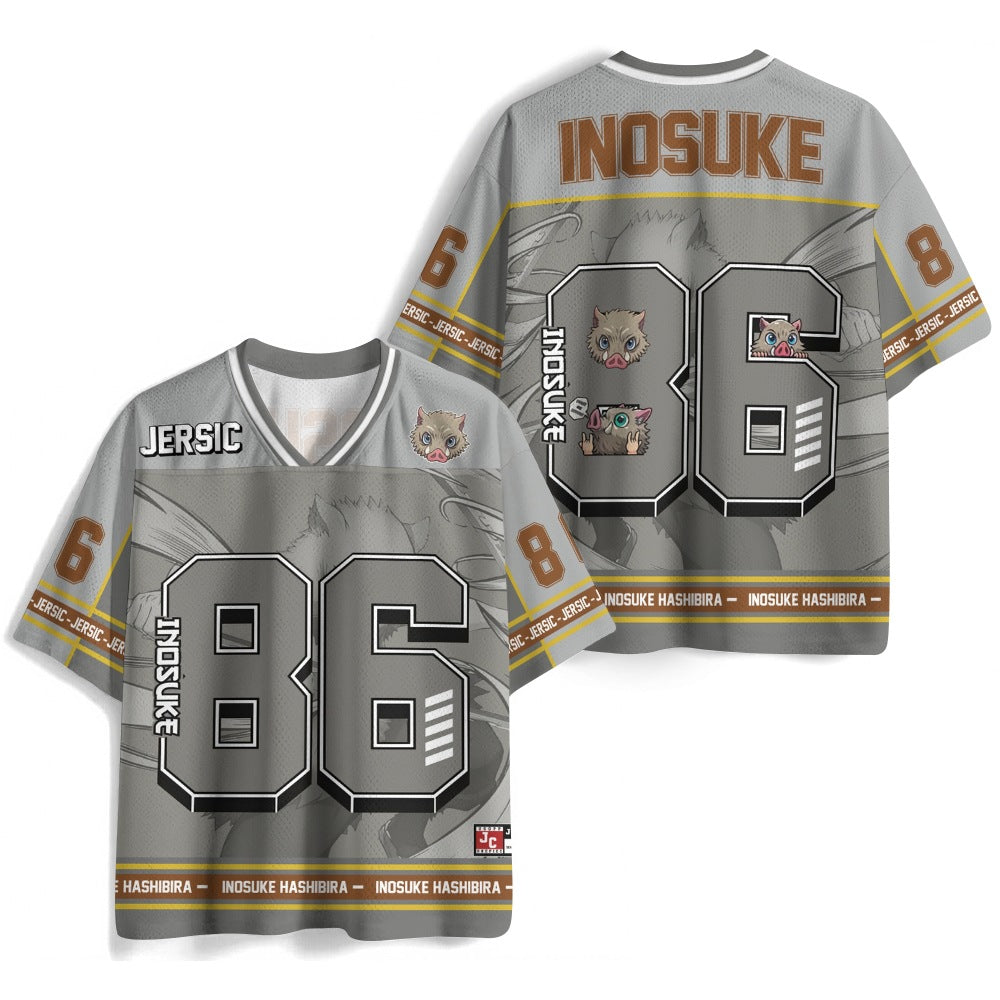 Anime Mystery Loot | Inosuke Hashibira Demon Slayer NFL Jersey