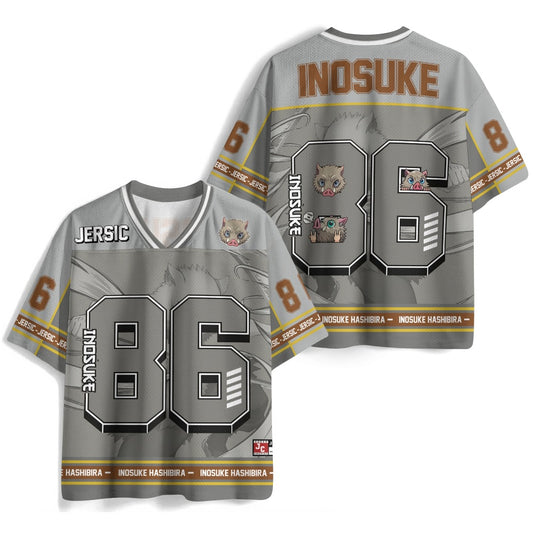 Anime Mystery Loot | Inosuke Hashibira Demon Slayer NFL Jersey